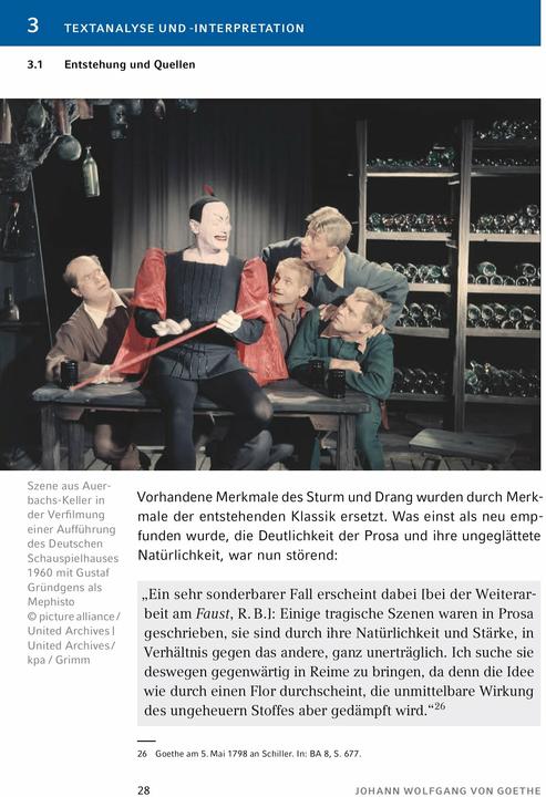 Actual product image Faust I von Johann Wolfgang von Goethe - Textanalyse und Interpretation (German, Johann Wolfgang of Goethe, Ruediger Bernhardt, 2024)