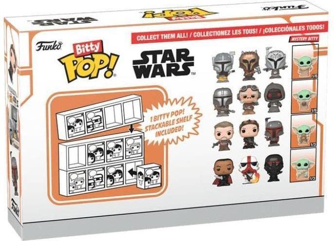 Actual product image Funko Bitty POP! mandalorian - The Mandalorian™, Bitty Pop! Kuiil™, Bitty Pop! Offworld Jawa™, and e