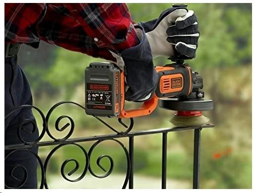 Image du produit Black & Decker Meuleuse d'angle sans fil BCG720M1 (125 mm)