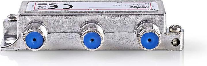 Actual product image Nedis Satellite Splitter | 5 - 2400 MHz | 11.5 dB | Number of inputs: 1 | Number of outputs: 4 | I (CAT8.1)