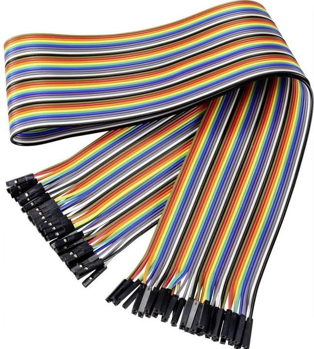 Image du produit Renkforce Pont de fil femelle - Pont de fil femelle Câble plat de 60 cm