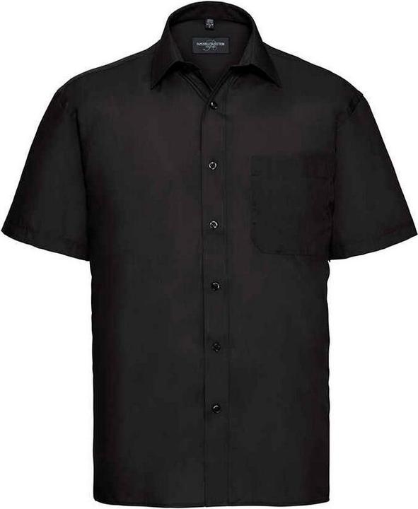 Actual product image Russell Mens Poplin Easy-Care Short-Sleeved Formal Shirt (18)