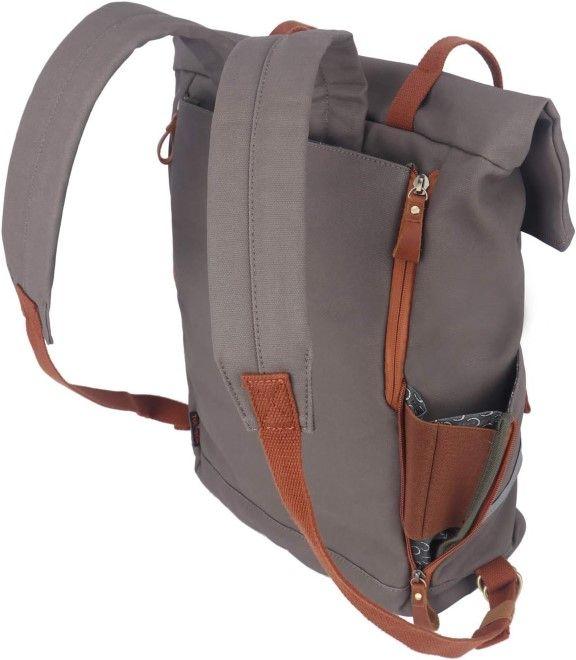 Image du produit Tourbon Sacoche de porte-bagages et sac à dos en toile imperméable pour vélo (18 l, Sacoches)