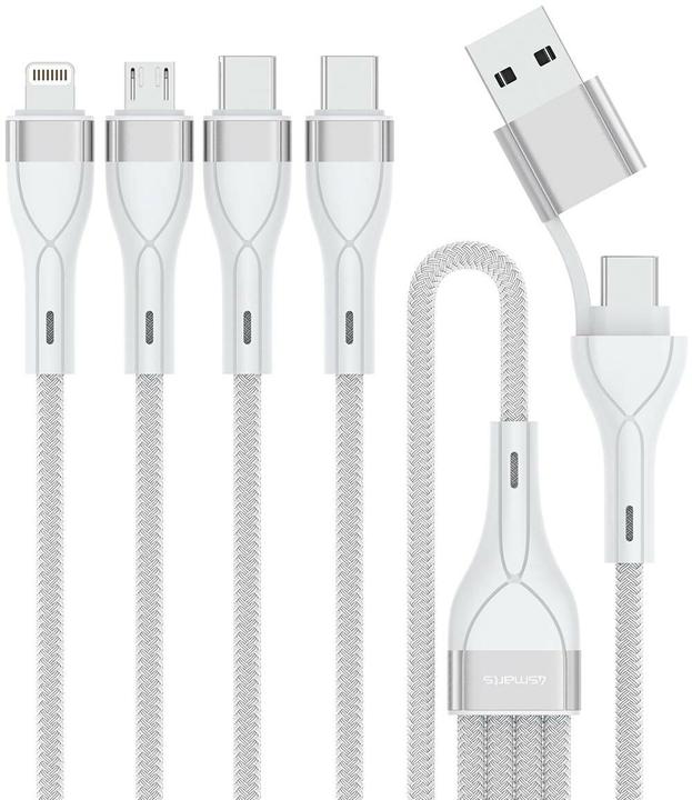 Actual product image 4smarts Multi charging cable 4in2 (1.20 m, USB 2.0)
