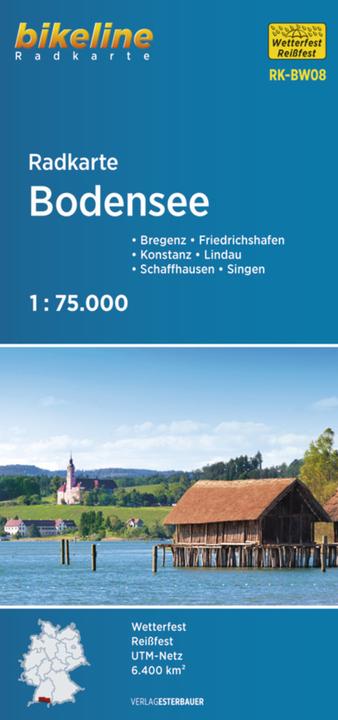 Produktbild bikeline Radkarte Bodensee (RK-BW08)