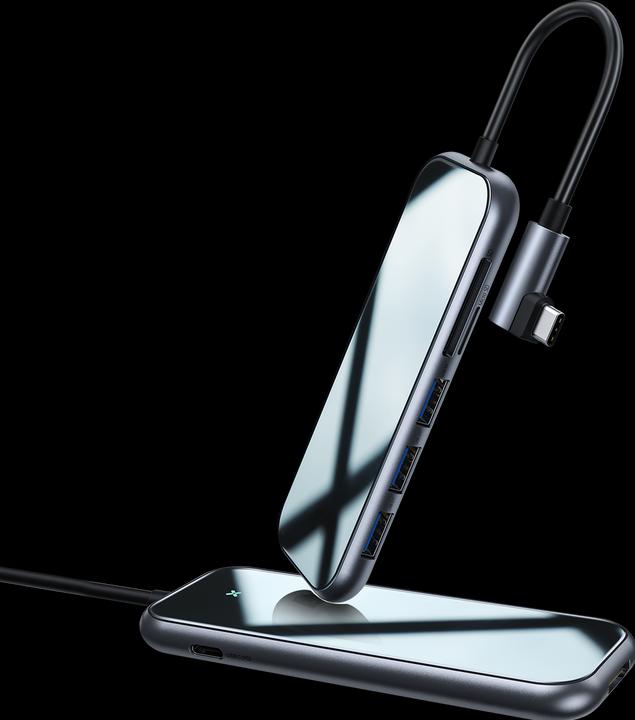 Produktbild Baseus Mirror Series Multifunktioneller Hub (USB-C, 7 Ports)