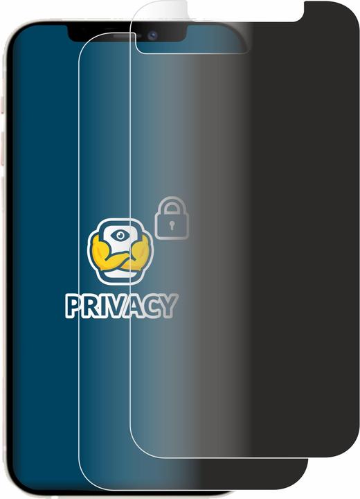 Produktbild BROTECT Sichtschutzfolie Anti-Spy Privacy Folie Blaulicht-Schutz (2 Stück, Apple iPhone 12 Pro)