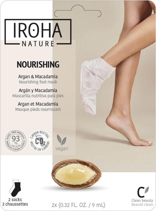 Actual product image Iroha Nature Nature - Foot Mask Socks Nourishing (Foot mask, 18 ml)