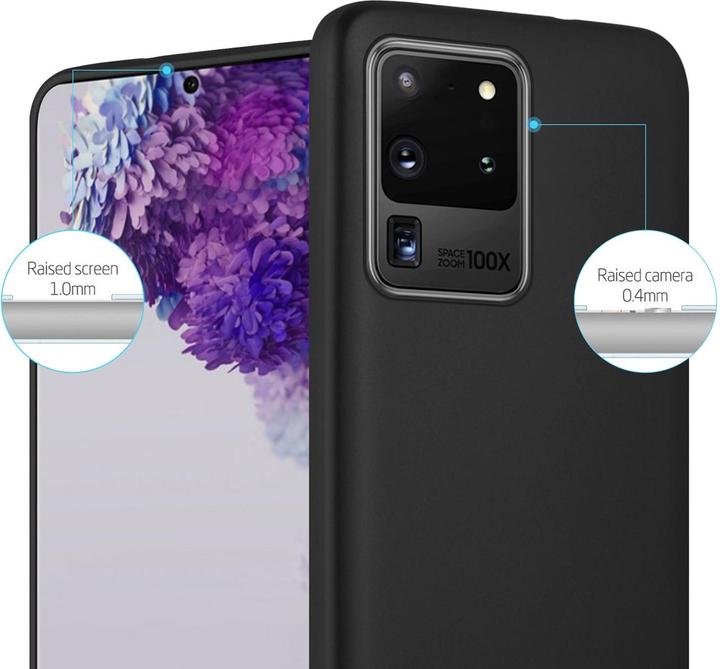 Actual product image Cadorabo TPU Matt Metallic Cover (Samsung Galaxy S20 Ultra)