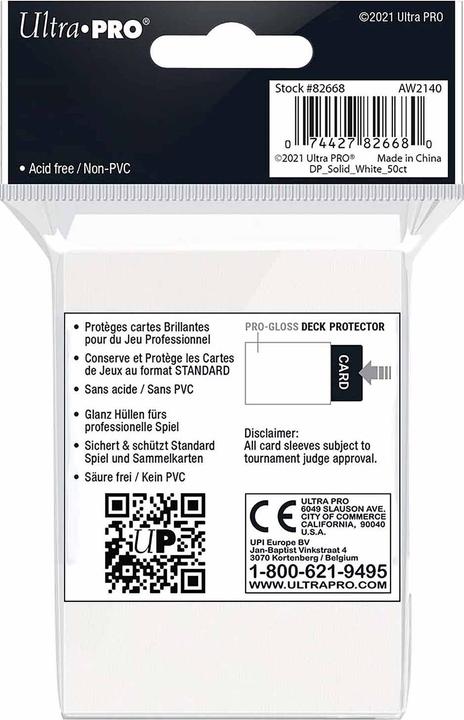 Actual product image Ultra Pro Standard