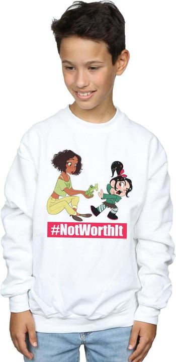 Actual product image Disney Boys Wreck It Ralph Tiana And Vanellope Sweatshirt (140, 146)