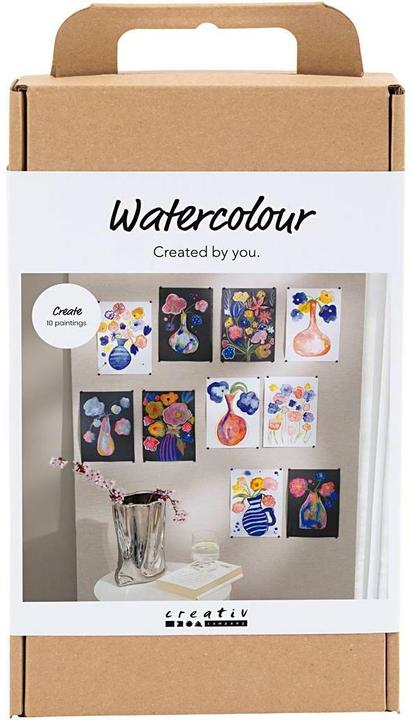 Image du produit Creativ Company Wasserfarbe Bastelset für 10 Bilder (Multicolore)