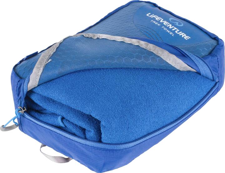 Actual product image Lifeventure MicroFibre Trek Towel, Blue, Giant