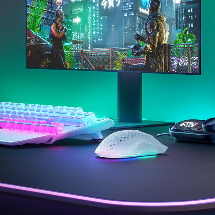 Image du produit SteelSeries Aerox 3 Ghost (Sans fil, Filaire)