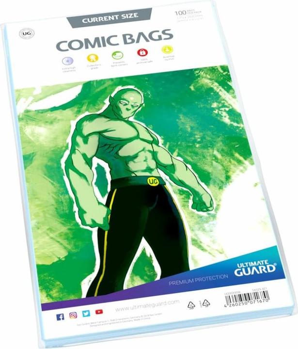 Produktbild Ultimate Guard Comic Bags Current Size (100)
