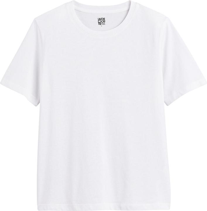 Actual product image La Redoute Collections T-shirt with round neckline and short sleeves (L)