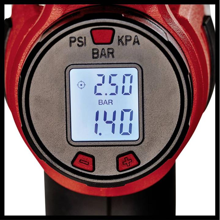 Produktbild Einhell 4326556 Akku-Kompressor CE-CC 18 Li (2,5 Ah) Power X-Change 11 bar Inkl. 1 Akku, Digitales (11 Bar, 0 l)