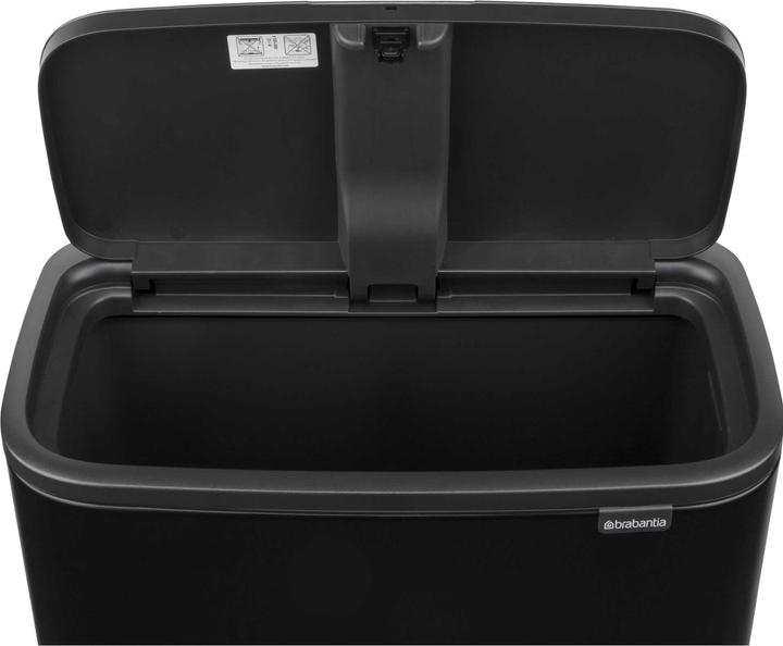 Image du produit Brabantia Bac de recyclage Bo Touch Bin noir (33 l)