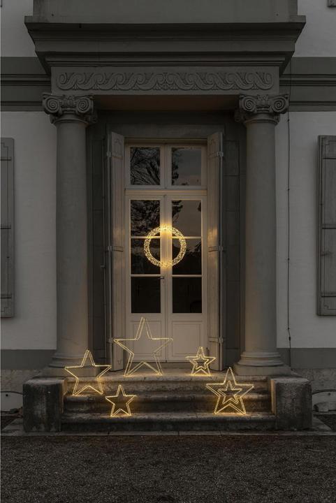 Actual product image STT 3D LED Star Double Argento 420 LED, Ø 58 cm