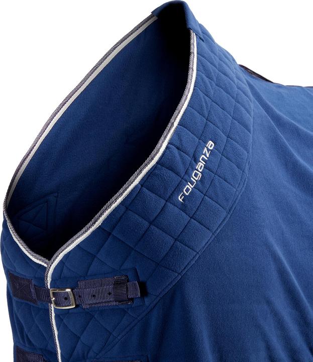 Immagine prodotto Fouganza Tappeto da scuderia in pile 500 cavallo/pony blu (145 cm)