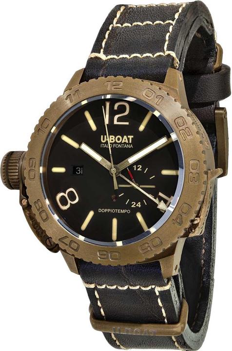 Image du produit U-Boat 9008 Doppiotempo Bronze automatique 46mm 10ATM (Swiss Made, 46 mm)