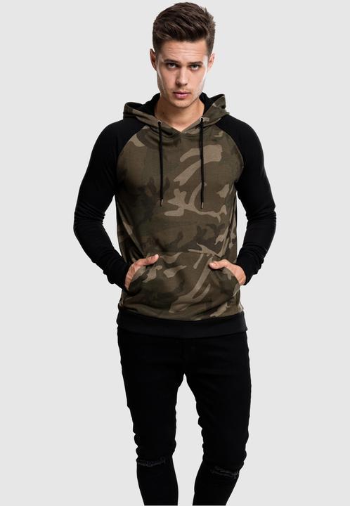 Produktbild Urban Classics Camo Contrast Raglan Hoody (S)