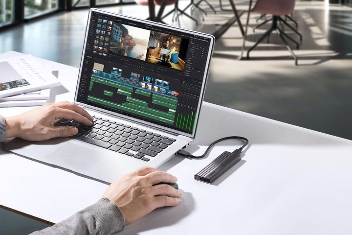 Image du produit Lexar Boitier externe USB 3.2 E350 - NVMe M.2 Type 2280 (Argent) (M.2 2280)