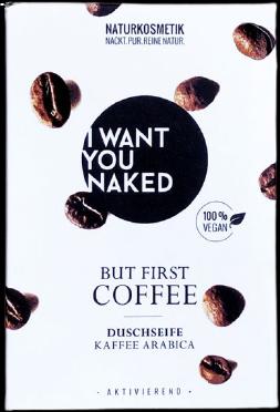 Image du produit I want you naked Savon de douche à effet pelant CAFÉ & HUILE D'ALMANDES