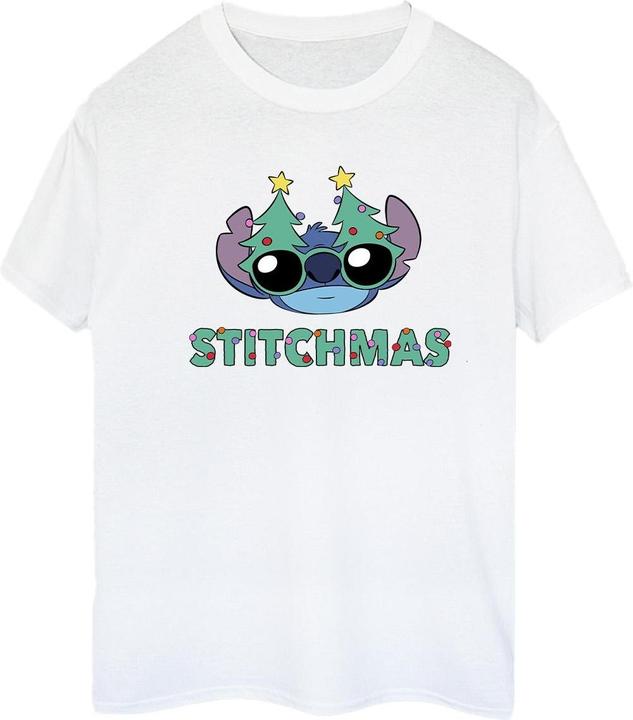 Disney Lilo & Stitch Stitchmas Glasses TShirt (S)