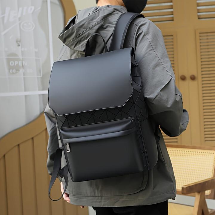 Image du produit Only-Bags.Store Sac à dos en losange oxford pour hommes, sac à dos de voyage, de travail, d'ordinateur, sac à dos