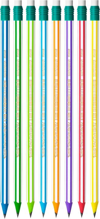 Actual product image Bic Evolution Potloden met Gum, 8st. (HB, 8 x)
