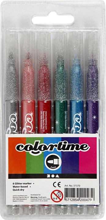 Immagine prodotto Creativ Company Matite glitter, 6 pezzi. (Colori assortiti, 6 x)
