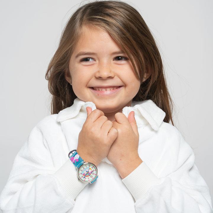 Image du produit Kiddus Professeur de temps Happy Unicorn (Montre analogique, 33 mm)