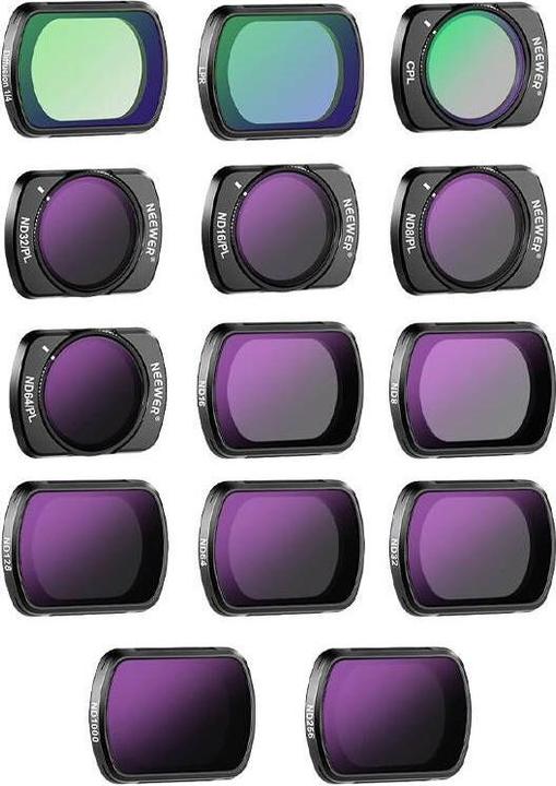 Image du produit Neewer Kit de filtres FL-P10 (Osmo Pocket 3)