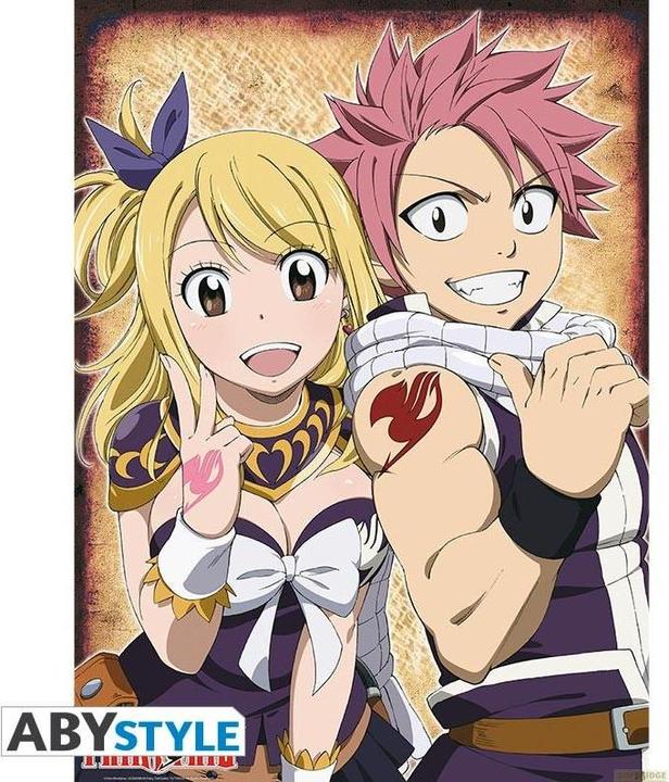 Immagine prodotto ABYstyle Fairy Tail - Natsu e Lucy (52 x 38 cm)