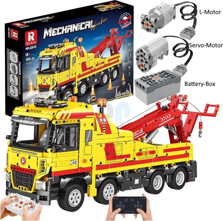 Produktbild ReoBrix 22012 - Abschleppwagen (RC) (1910 Teile)