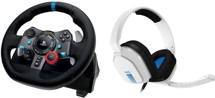 Produktbild Logitech G G29 Driving Force Racing Wheel + Astro A10 (PC, PS3, PS4, PS5)