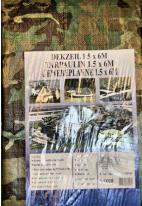 Actual product image Benson Tarpaulin 1.5 x 6 m army heavy