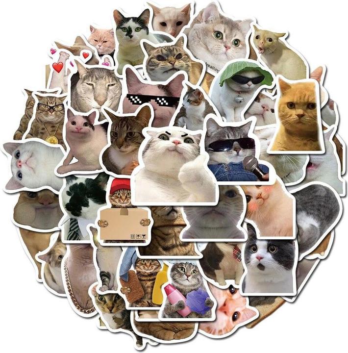 Image du produit JTI Autocollants chats - 50 pcs