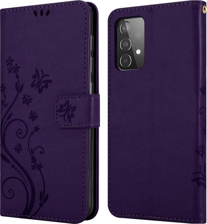 Image du produit Cadorabo Pochette Flower Book (Samsung Galaxy A52s 5G, Samsung Galaxy A52, Samsung Galaxy A52 5G)