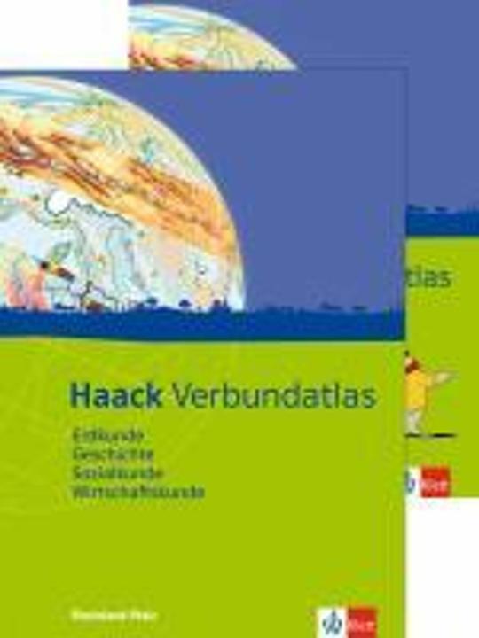 Actual product image Haack Verbundatlas Erdkunde, Geschichte, Sozialkunde, Wirtschaftskunde. Ausgabe Rheinland-Pfalz (German, Ernst Klett Publishers, 2011)