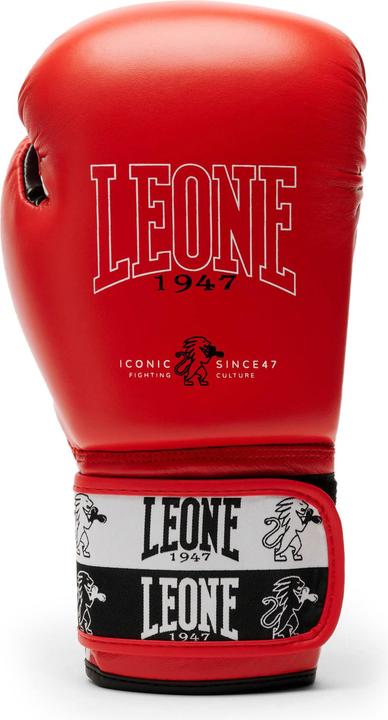 Image du produit Leone Gants de boxe Iconic Rouge GN208 (16 OZ, Taille unique)