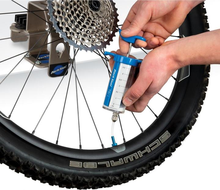 Actual product image Park Tool Syringe TSI-1 Tubeless sealing milk injector