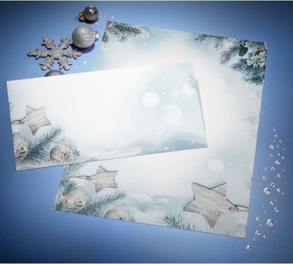 Produktbild Sigel Snow Star Weihnachten (11 x 22 cm, 25 x)