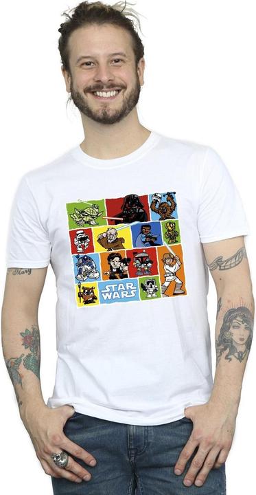 Produktbild Star Wars Comic Drawing Montage TShirt (S)