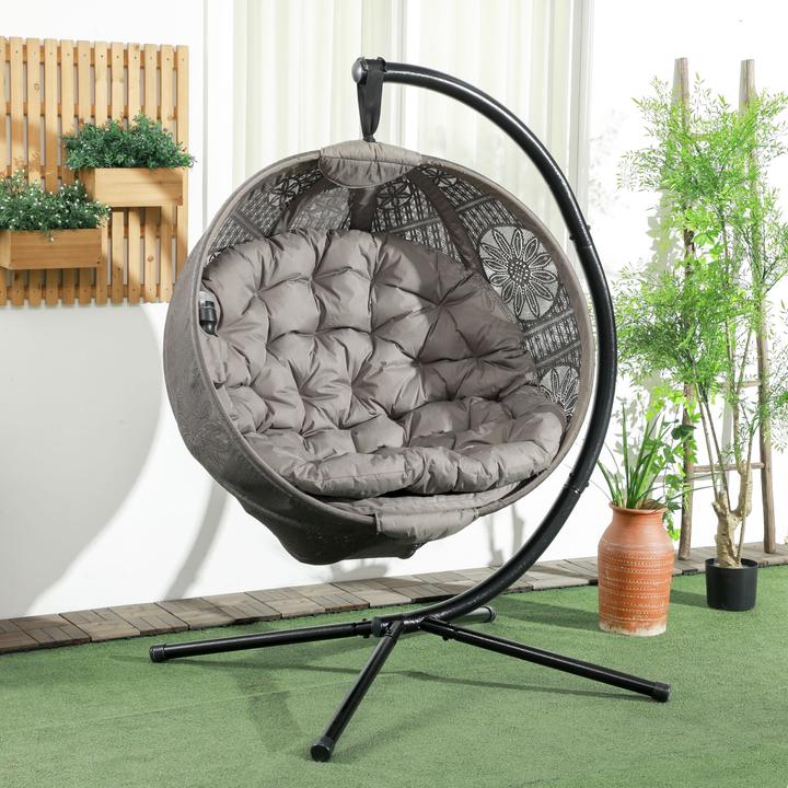 Immagine prodotto Outsunny Sedia sospesa (120 kg)