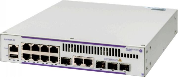 Image du produit Alcatel LUCENT ENTERPRISE OS6465T-12 Châssis GigE. 8 ports RJ45 10/100/1000 BaseT 2 Gig combo 2 SFP. (12 Ports)