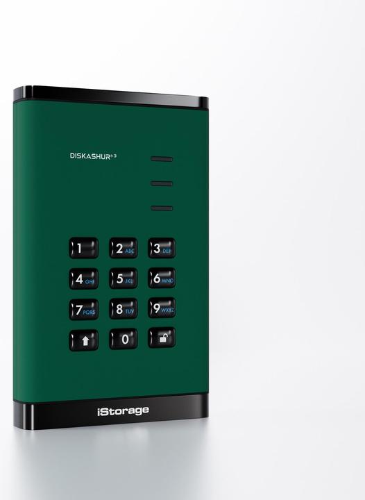 Produktbild iStorage diskAshur3 HDD 2TB - Green (2 TB)