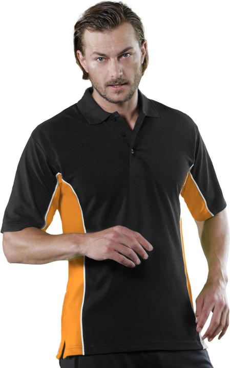 Produktbild Gamegear Track Piqué PoloShirt Kurzarm Einsätze in Kontrastfarbe (XL)