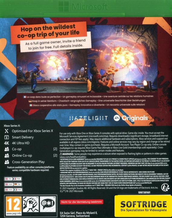 Image du produit EA Games Il faut être deux (Xbox One S, Multilingue)